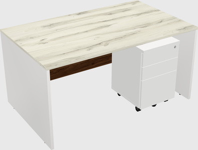 Rectangular desk