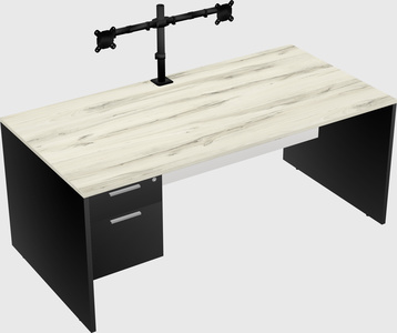 Rectangular desk