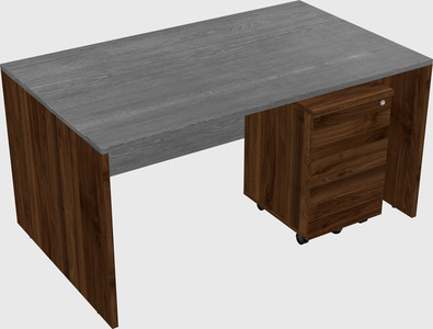 Rectangular desk