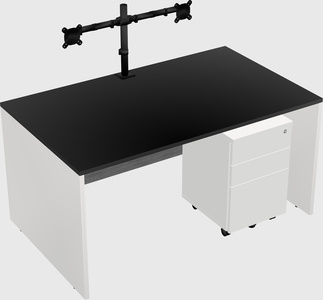 Rectangular desk