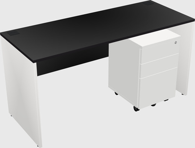Rectangular desk