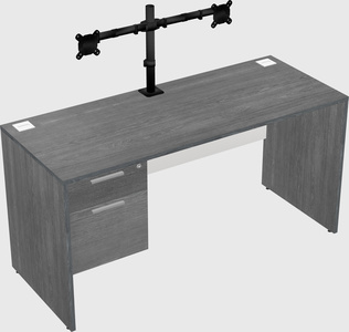 Rectangular desk
