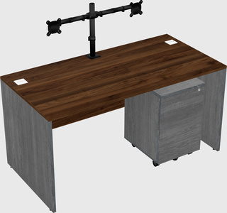Rectangular desk