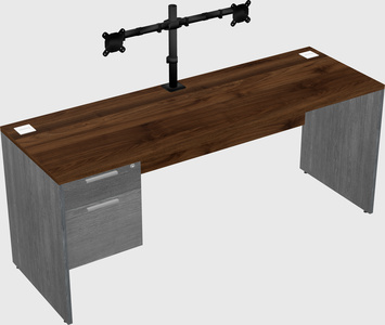 Rectangular desk