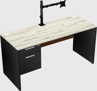 Rectangular desk