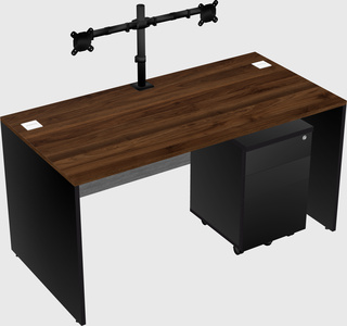 Rectangular desk