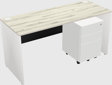 Rectangular desk