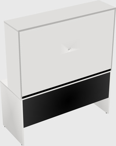 Rectangular desk