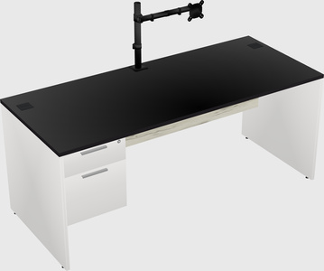 Rectangular desk