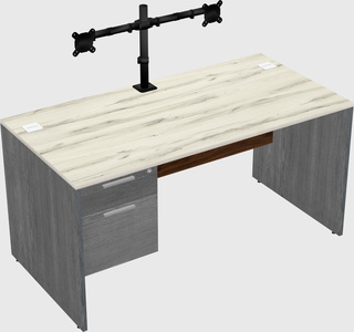 Rectangular desk