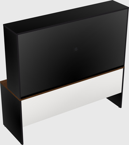 Rectangular desk