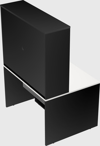 Rectangular desk