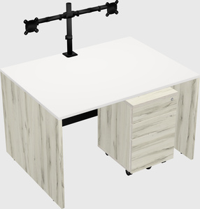Rectangular desk
