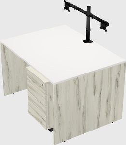 Rectangular desk