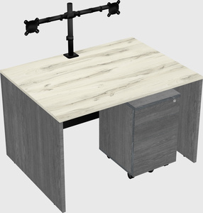 Rectangular desk