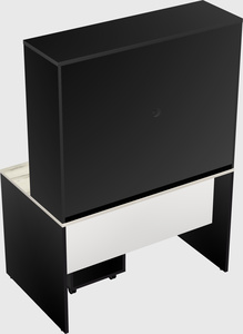 Rectangular desk