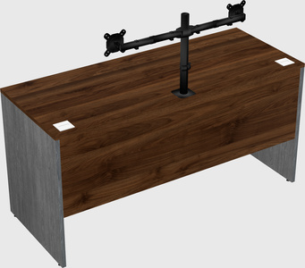 Rectangular desk