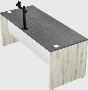 Rectangular desk