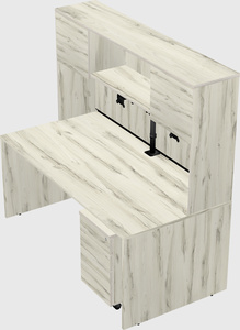 Rectangular desk