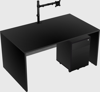 Rectangular desk