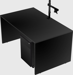 Rectangular desk