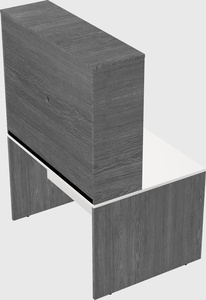 Rectangular desk