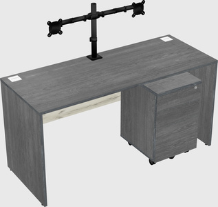 Rectangular desk