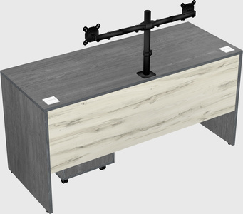 Rectangular desk