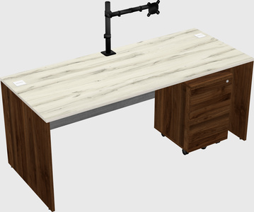 Rectangular desk