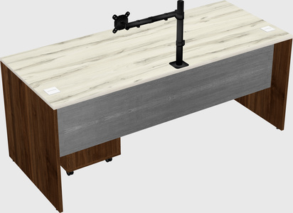 Rectangular desk