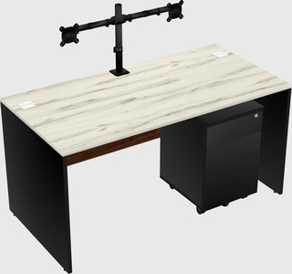 Rectangular desk