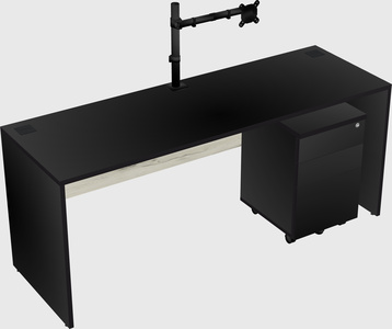Rectangular desk