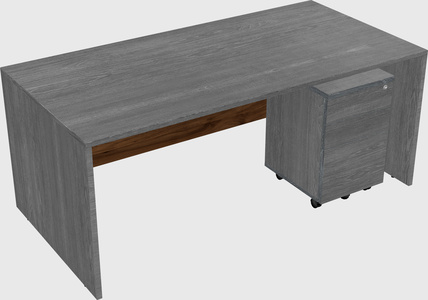 Rectangular desk