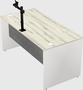 Rectangular desk