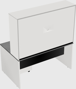 Rectangular desk