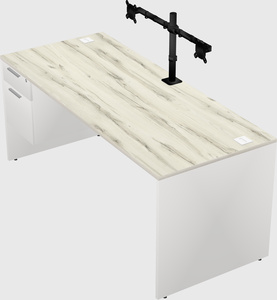Rectangular desk