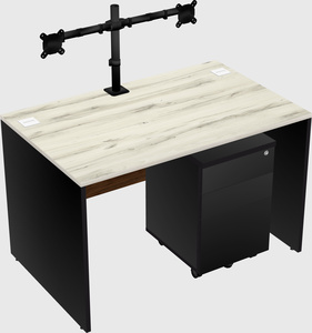 Rectangular desk