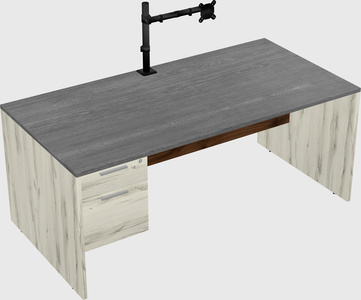 Rectangular desk