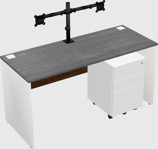 Rectangular desk