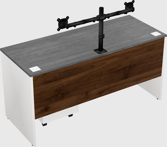 Rectangular desk