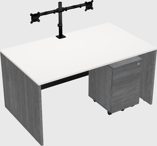 Rectangular desk