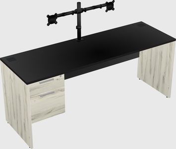 Rectangular desk
