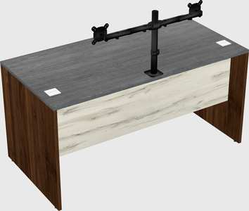 Rectangular desk