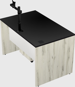 Rectangular desk