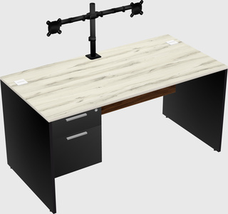 Rectangular desk