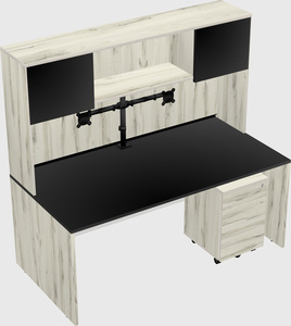 Rectangular desk
