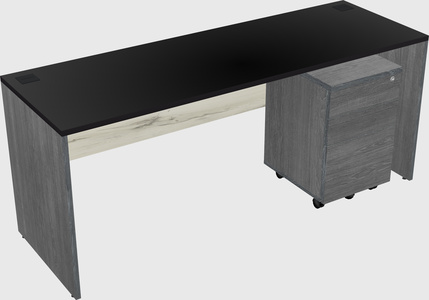Rectangular desk