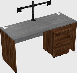 Rectangular desk