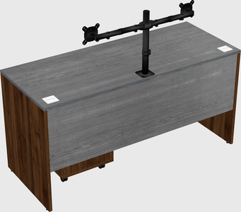 Rectangular desk