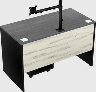 Rectangular desk